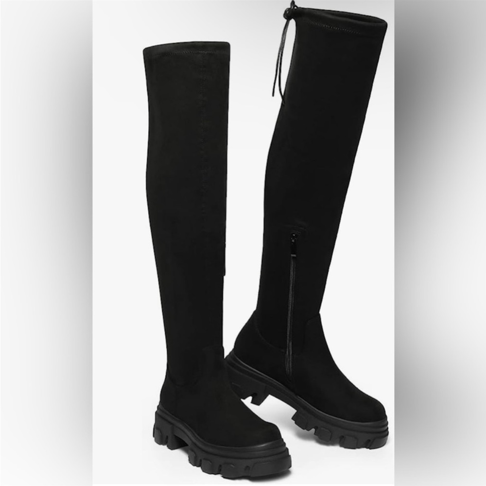Never worn DREAM PAIRS Women's Over The Knee Platform Thigh High Boots